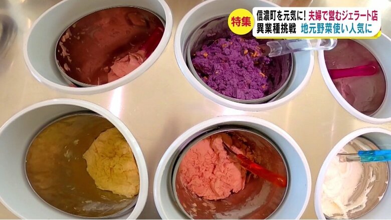 centotto gelatoのジェラート