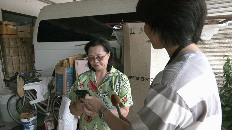 「少しやりすぎ」と話しながらも「警察が身近に感じられる」と評価した女性