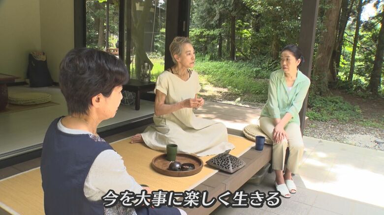 ピアの森で話す松原さん