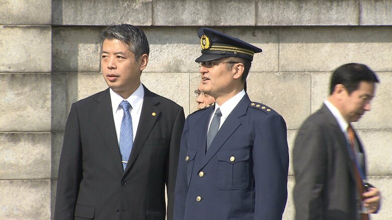 警視総監時代にトランプ大統領来日前に迎賓館の警備状況を視察　2017年10月