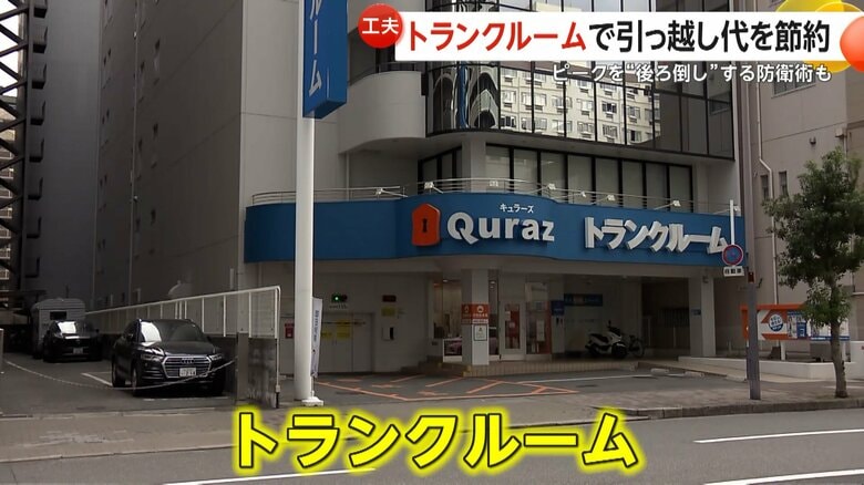 引っ越し費用の節約で注目されるトランクルーム