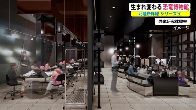 恐竜研究体験室（イメージ）