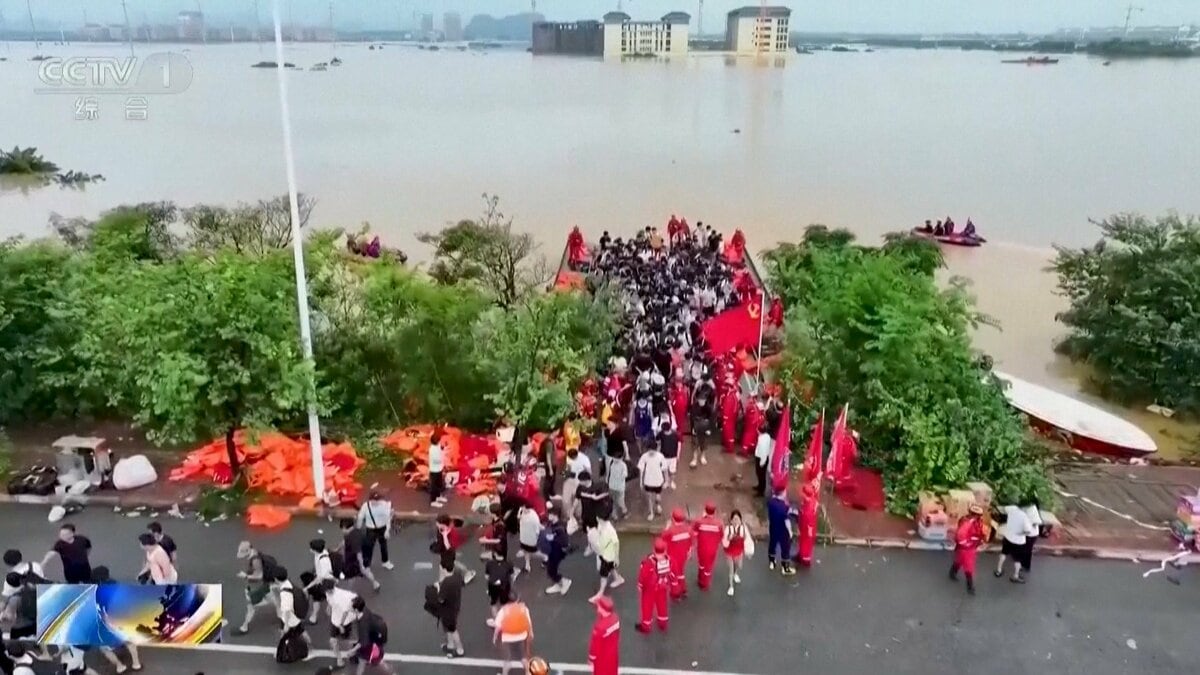 中国南部で記録的豪雨 広西チワン族自治区でダム決壊など洪水で39人