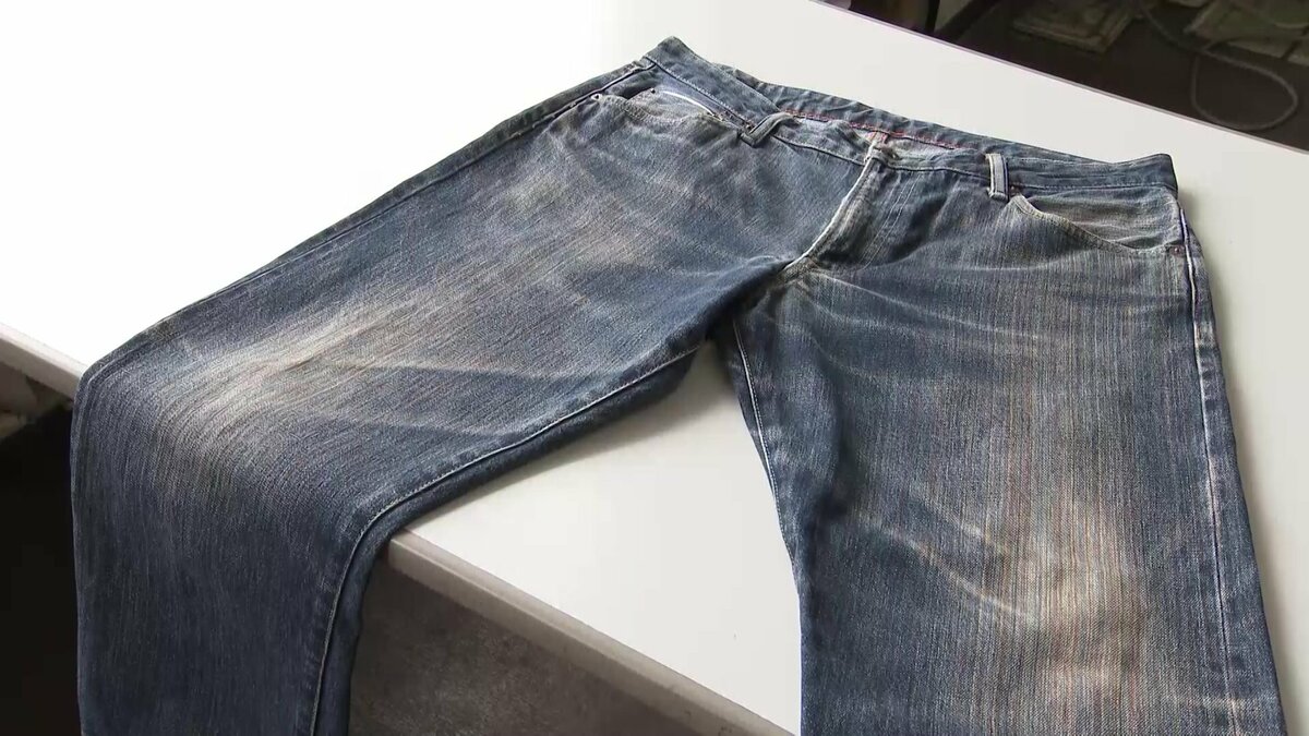 6色の糸が織りなす「レインボーデニム」 長く履くほど濃い虹色に…豪雨 