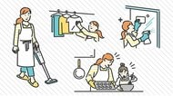 家庭での家事負担は女性に集中、負担割合は7.5割　家事の負担を減らすため「冷凍・レトルト食品」「まとめ買い」「アイロンなし衣類」を利用