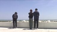 鎮魂の祈り込め献花式　福島県復興祈念公園が開園