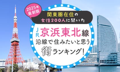 【関東圏在住の女性200人に聞いた】JR京浜東北線沿線で住みたいと思う街ランキング! 2025年最新版