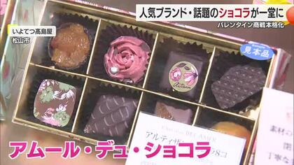 バレンタイン商戦へ　松山の百貨店で今年も２４日から「アムール・デュ・ショコラ」イチオシは【愛媛】