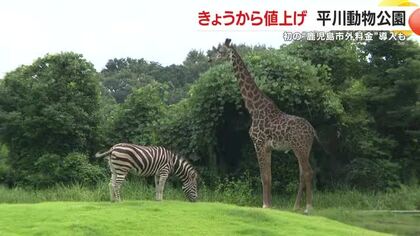 10月1日から値上げ　鹿児島市平川動物公園　初の“鹿児島市外料金”導入も