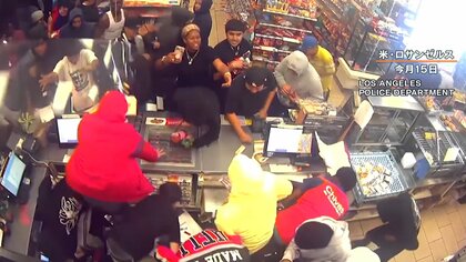 “フラッシュモブ略奪” 群衆が一気に店内へとなだれ込み…新たな犯罪手法にロス市警が危機感