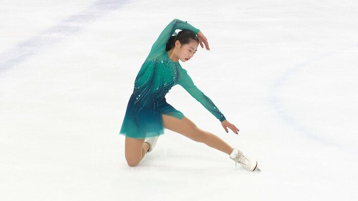 プログラムの世界観を存分に表現した竹島花英(全日本ノービス)