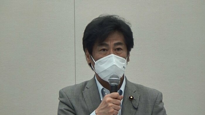 自民党・ラジエーション議連の会長を務める田村憲久前厚労相(19日)