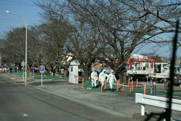 福島第一原発の構内