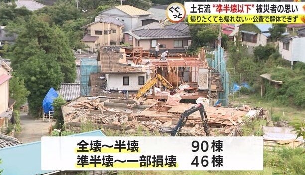 公費補助が出るのは全壊や半壊