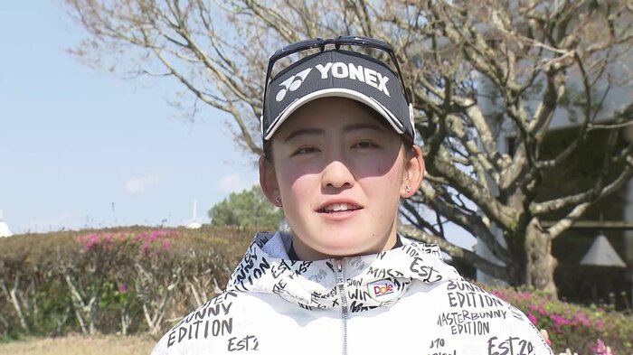 川奈でのリベンジを期す千怜選手