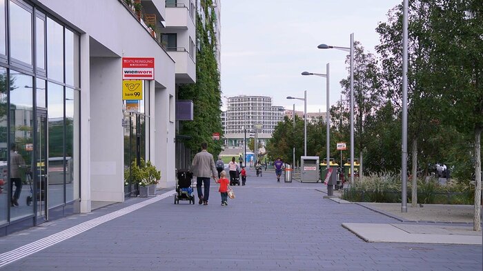 ゼーシュタットの歩道