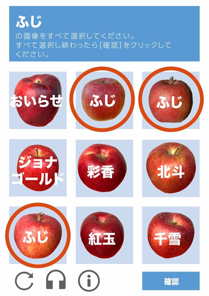認証画面の正解(提供:まるごと青森)