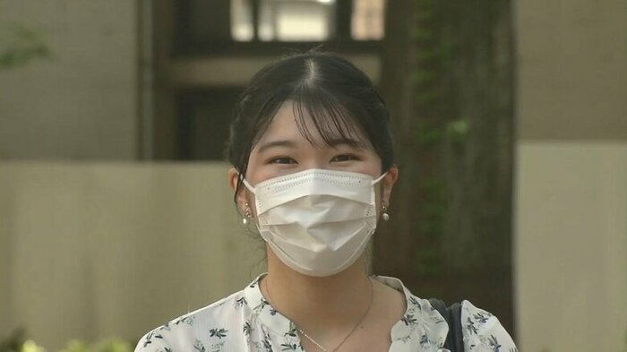 「大学最後の1年間、良い学びが出来ましたらと思っております」と抱負を述べられた 2023年4月