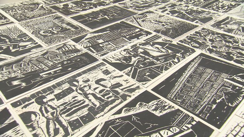 小学6年生が“版画”で残した新潟地震… 震災の恐ろしさ･乗り越える力を表現「この日を忘れないでしょう…」【新潟発】｜FNNプライムオンライン