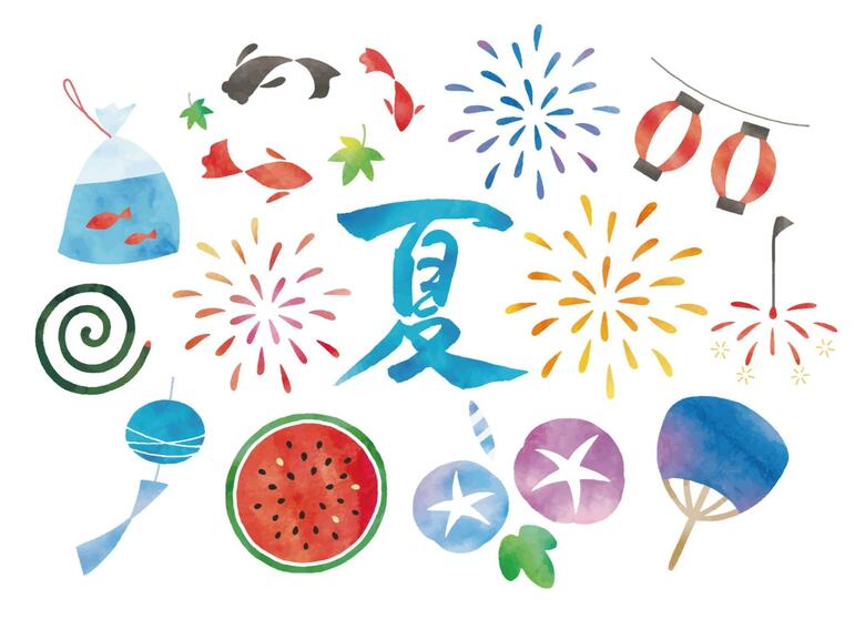 「夏といえば?」みんなが連想する行事・食べ物・遊びをランキング形式で紹介