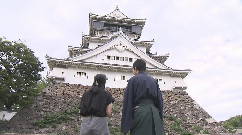城と侍が好きなスペイン人 小倉城の隣に引っ越し仕事は城の“案内人” 増える外国人観光客に大人気【福岡発】|FNNプライムオンライン