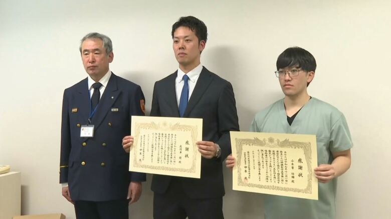 「救急車到着までの8分間に勇気ある行動」高校野球部OB戦で投手の男性（59）が倒れる　観戦中の看護師の男性2人が心臓マッサージ、AEDも使用　「命つないでくれてありがとう」倒れた男性が感謝｜FNNプライムオンライン