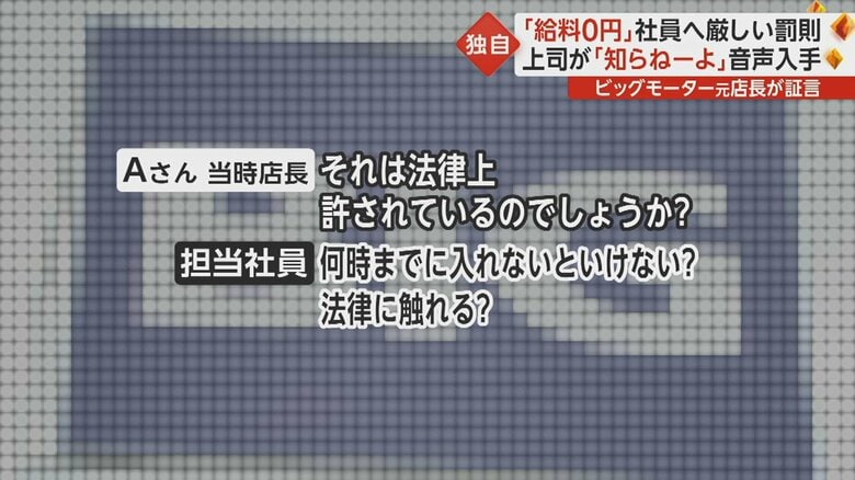 FNNが入手した給料をめぐり交わされた音声