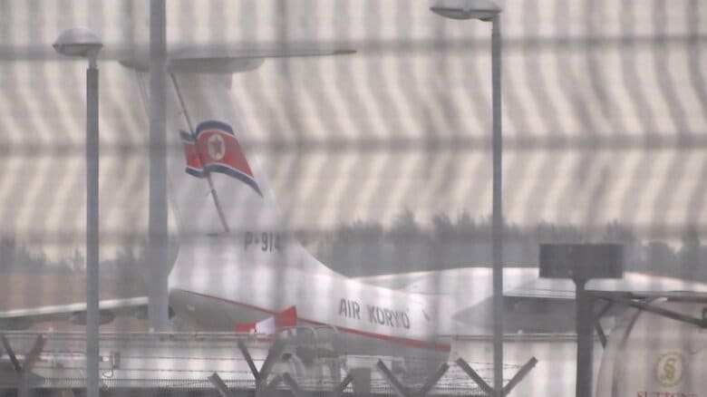 北朝鮮・高麗航空のIL-76輸送機（2018年6月・シンガポール）