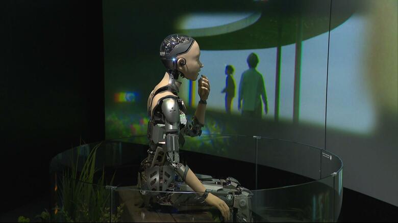 展示されたアンドロイド