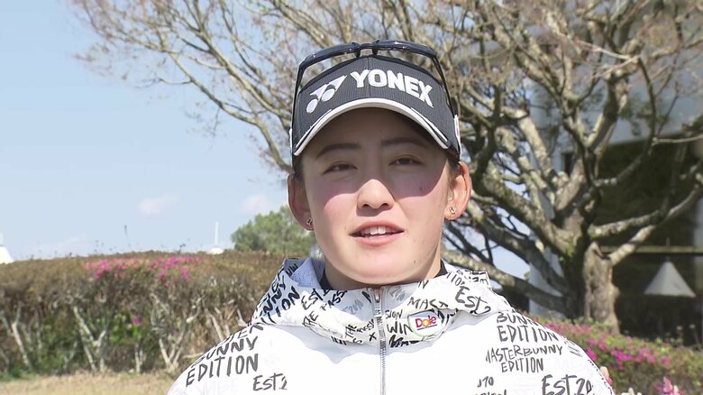川奈でのリベンジを期す千怜選手