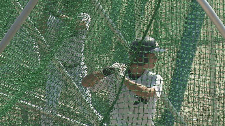 甲子園を前に打撃練習にも熱が入る