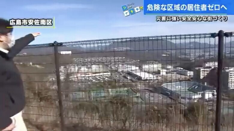 「市街化調整区域」へ編入される場所を指す鈴木記者