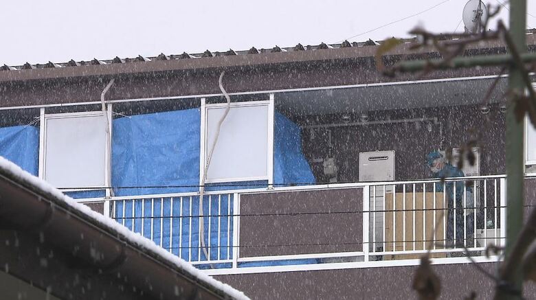 矢口容疑者が住んでいた部屋