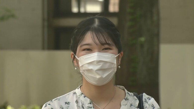 「大学最後の1年間、良い学びが出来ましたらと思っております」と抱負を述べられていた（2023年4月）