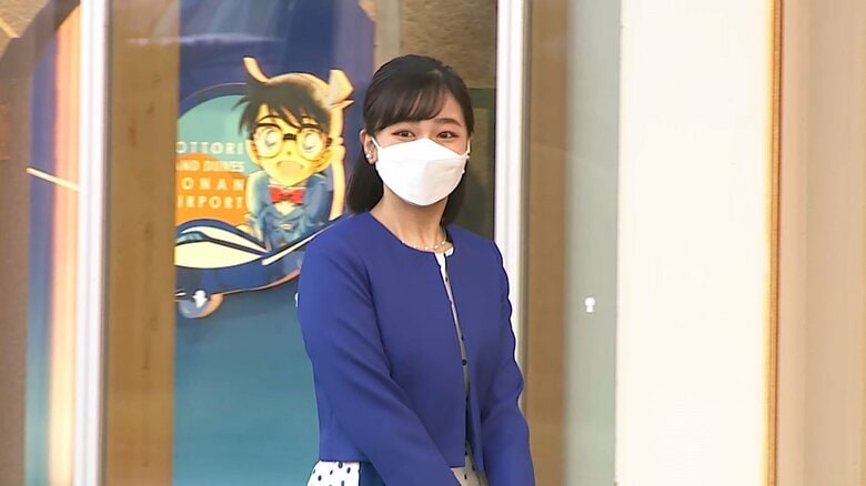 新型コロナの療養を終え笑顔を見せられた　鳥取空港・9月29日