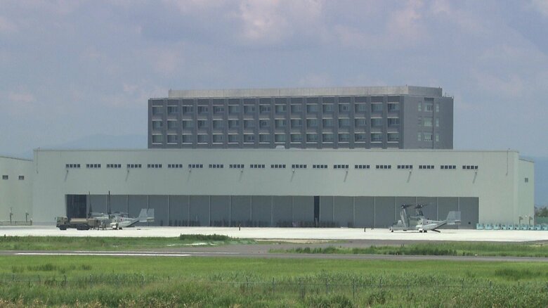 佐賀空港西側の有明海沿岸に開設された「佐賀駐屯地」