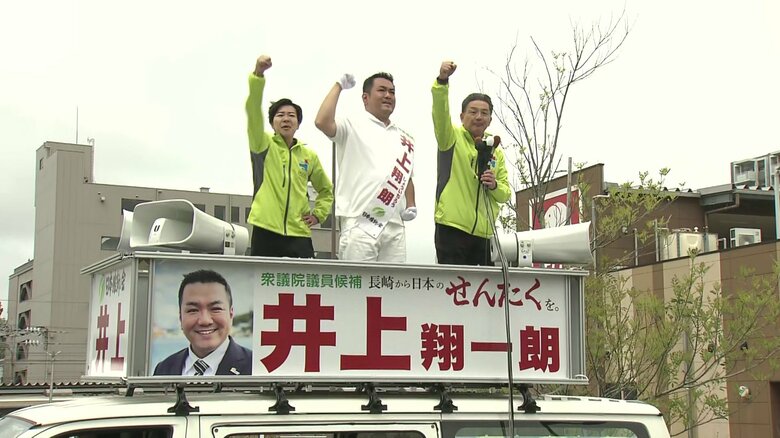 JR早岐駅前（長崎県佐世保市）