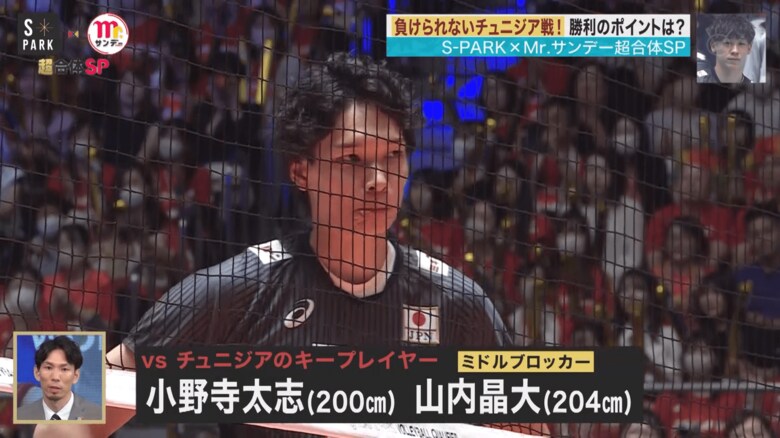 ミドルブロッカー 山内晶大