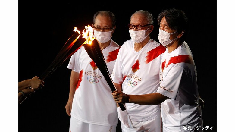 2021年東京オリンピックでは王貞治さん、松井秀喜さんと聖火ランナーを務めた