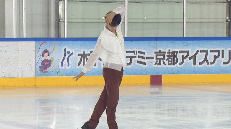 宮原知子さん振付のショートを披露した名倉一裕（近畿選手権）