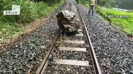 ＪＲ山田線　7月24日全線再開　約3トンの落石により一部区間で運休　岩手県