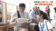 大型クルーズ船「ダイヤモンド・プリンセス」、秋田港に寄港　秋田県、外国人観光客らの消費動向を調査