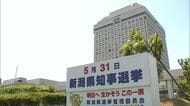【新潟知事選】前回投票率は49.64％　14日の告示を前に“投票”呼びかける看板設置「選挙に関心を」