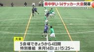 73チームが頂点目指す　鹿児島県中学U14サッカー大会