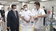 岸田首相、“重症病院”に コロナ対応病院で「車座対話」