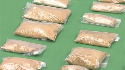 “粉状の金”密輸が急増　時価総額12億円分を押収　すべて中国・香港から…体内に隠した状態で運びこむ