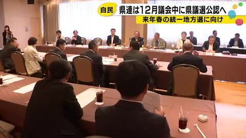 統一地方選まで半年 自民党石川県連が公認申請の受け付けを本格化へ