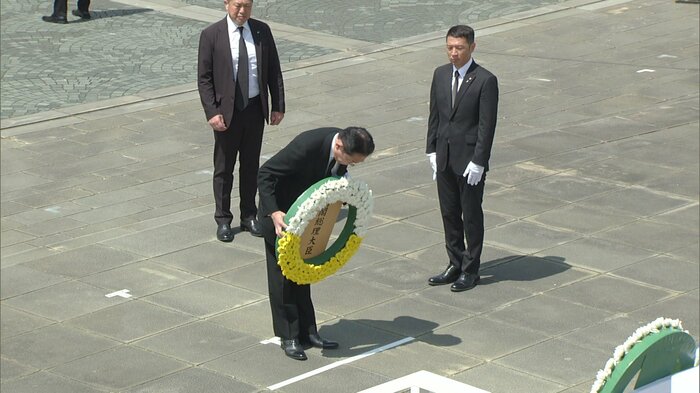 式典には岸田首相も参列