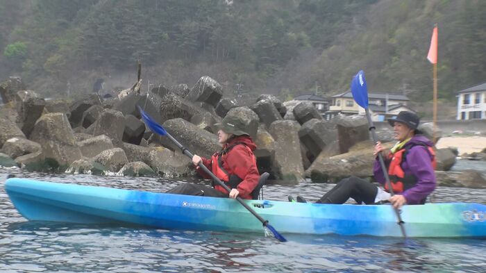 シーカヤックで海へ!