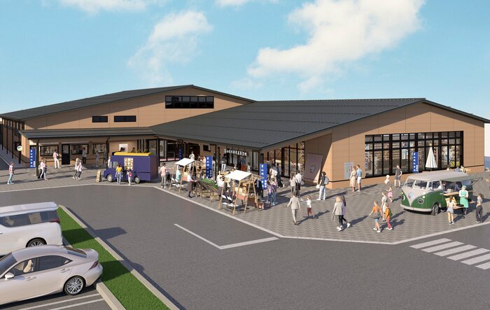 イメージ：「にぎわい施設」（大和ハウス工業提供）